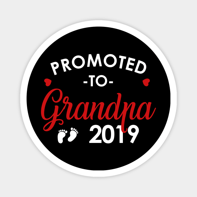 Promoted to Grandpa 2019 Magnet by Danielsmfbb